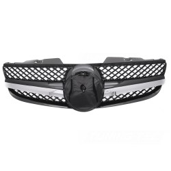 Mercedes SL R230 2006-2011 - Přední maska černá s chromem