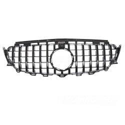 Mercedes třídy E W213/S213 2016-2019 - Přední maska černá lesklá s otvorem pro kameru