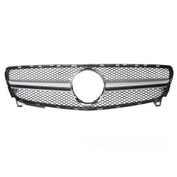 Mercedes W176 2015-2018 - Přední maska stříbrná