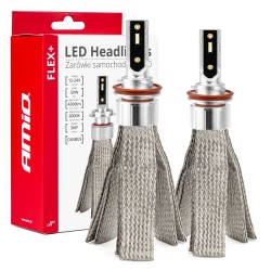 LED žárovky pro hlavní svícení FLEX+ H8/H9/H11/H16 6000K 12V 24V Canbus