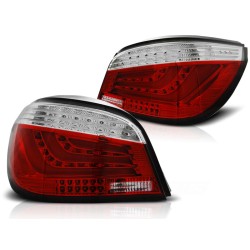 BMW E60 07-09 SEDAN - zadní LED světla červeno bílá LED BAR