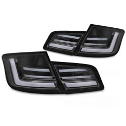 BMW F10 2010-2013 - Zadní LED BAR světla GLOSSY BLACK SEQ