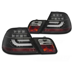 BMW E46 1999-2003 Coupe - Zadní LED světla ČERNÁ