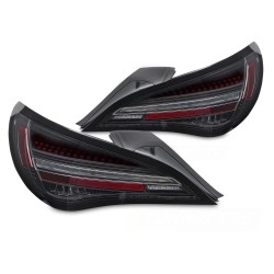 Mercedes CLA C117 / X117 2013-2019 - zadní LED světla černá SEQ red bar s OEM žárovkou