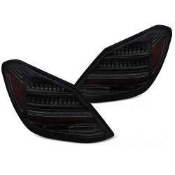 Mercedes třídy C W205 2014-2021 - zadní LED světla kouřová SEQ pro model s OEM žárovkovými světly