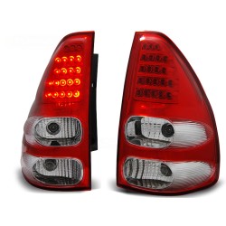 TOYOTA LAND CRUISER 120 03-09 - zadní LED světla červeno bílá