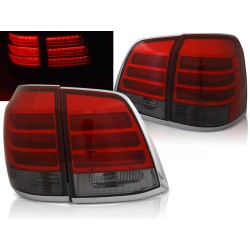 TOYOTA LAND CRUISER FJ200 07-15 - zadní LED světla červeno kouřová