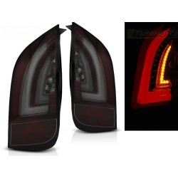 VW UP 11- - zadní LED světla červeno kouřová LED BAR