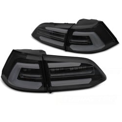 Volkswagen Golf VII Variant 2013-2017 - zadní LED BAR světla černá/kouřová SEQ