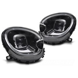 Mini Cooper R60/R61 2010-2016 - přední světla FULL LED DRL TUBE černá