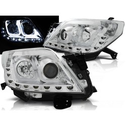 TOYOTA LAND CRUISER 150 09-13 - přední chrom světla TUBE LIGHT