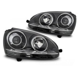 Volkswagen Golf V 2003-2009 - Přední světla černá