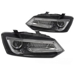 Volkswagen Polo V 6R 2009-2017 - Přední FULL LED světla SEQ DRL