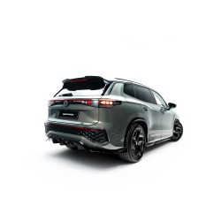 Volkswagen Tayron R-Line Mk1, spoiler pod zadní nárazník s žebrováním, Maxton Design